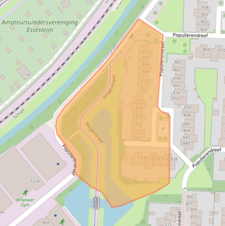 Kaart van postcodegebied 2272HP.