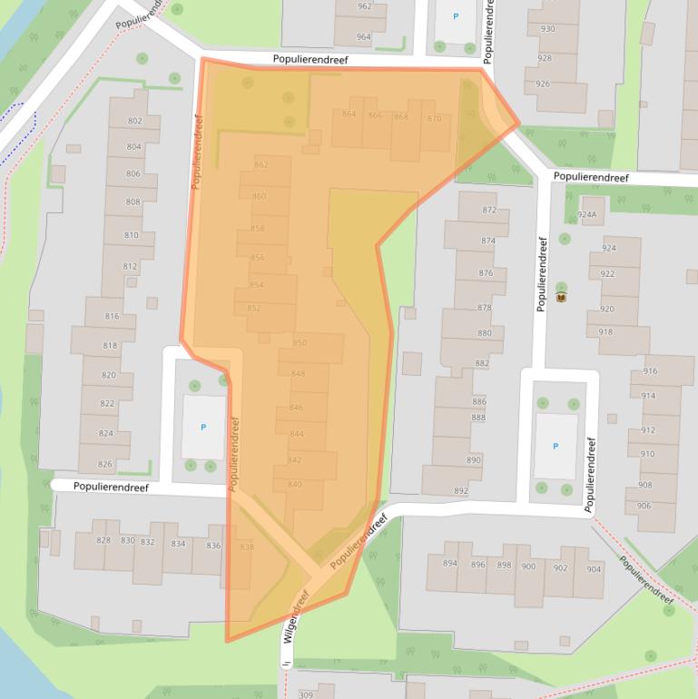 Kaart van postcodegebied 2272HR.