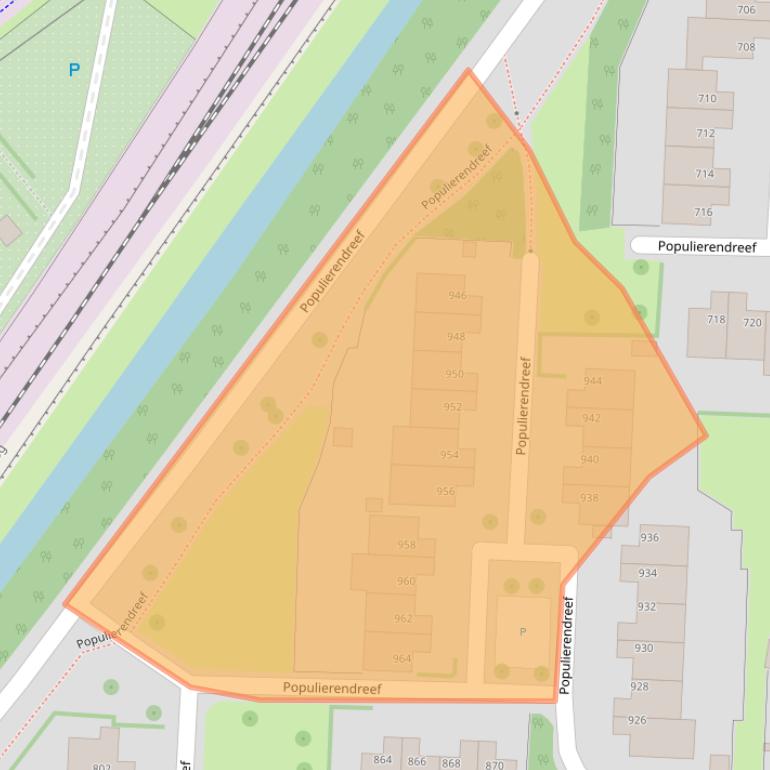 Kaart van postcodegebied 2272HV.