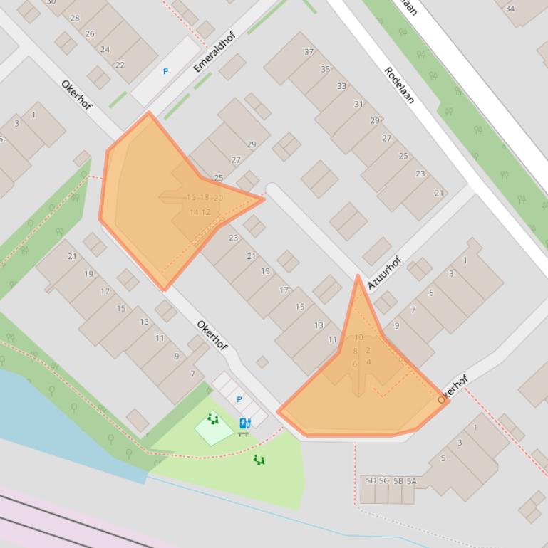 Kaart van postcodegebied 2272JE.