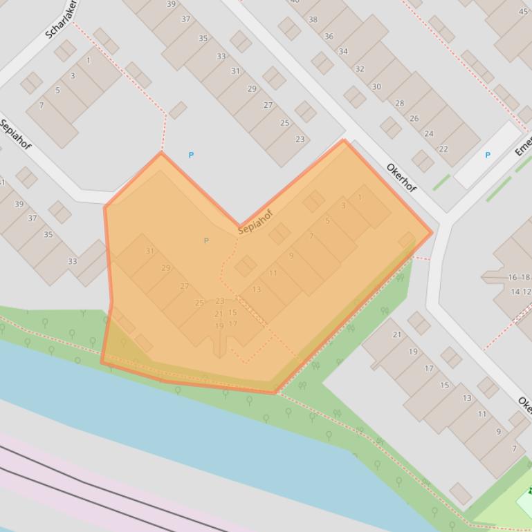 Kaart van postcodegebied 2272JK.
