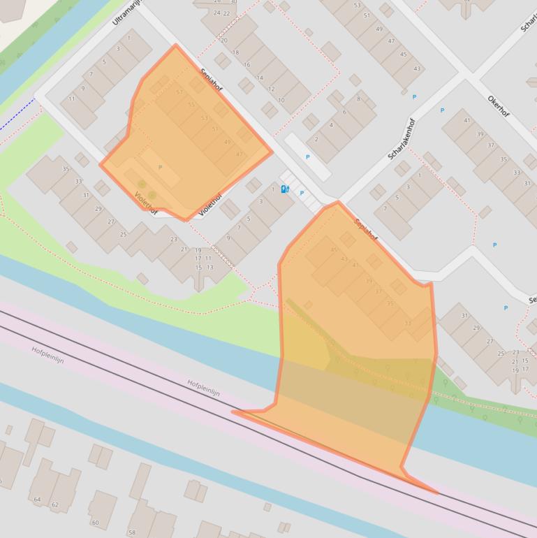 Kaart van postcodegebied 2272JL.