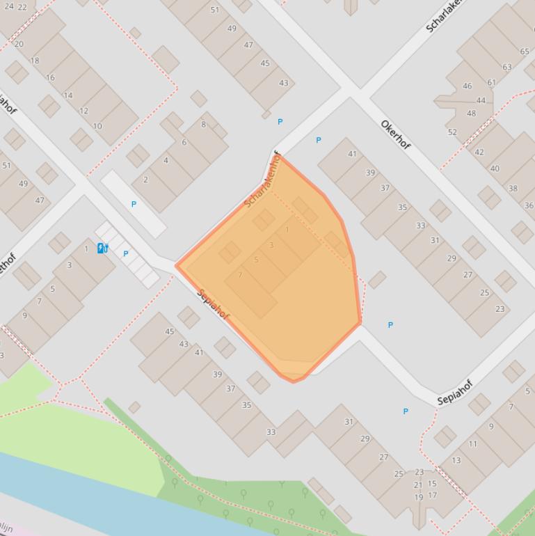 Kaart van postcodegebied 2272JN.