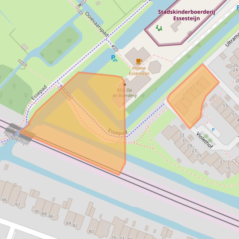 Kaart van postcodegebied 2272JR.