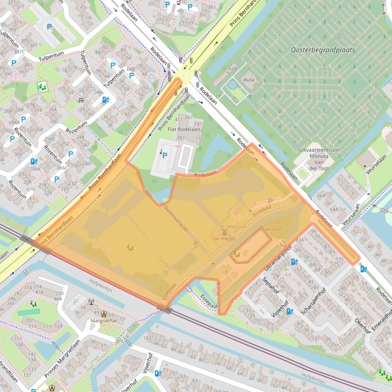 Kaart van postcodegebied 2272JS.