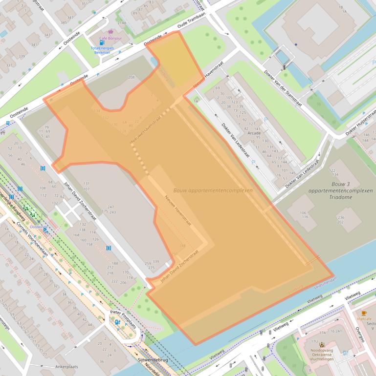 Kaart van postcodegebied 2272KA.