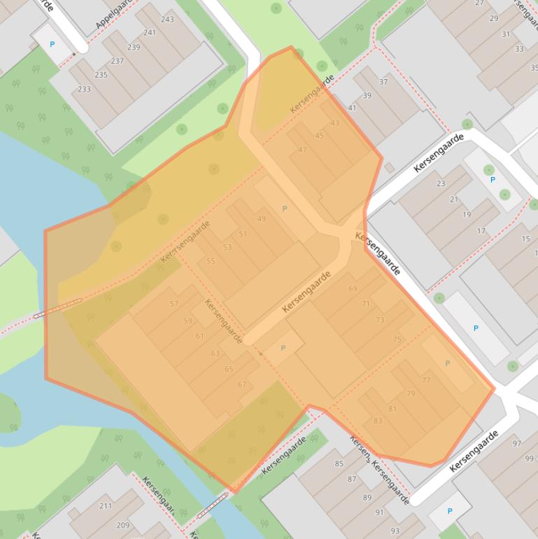 Kaart van postcodegebied 2272NB.