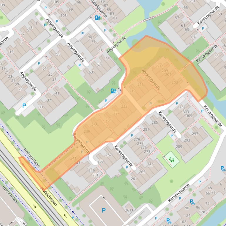 Kaart van postcodegebied 2272ND.