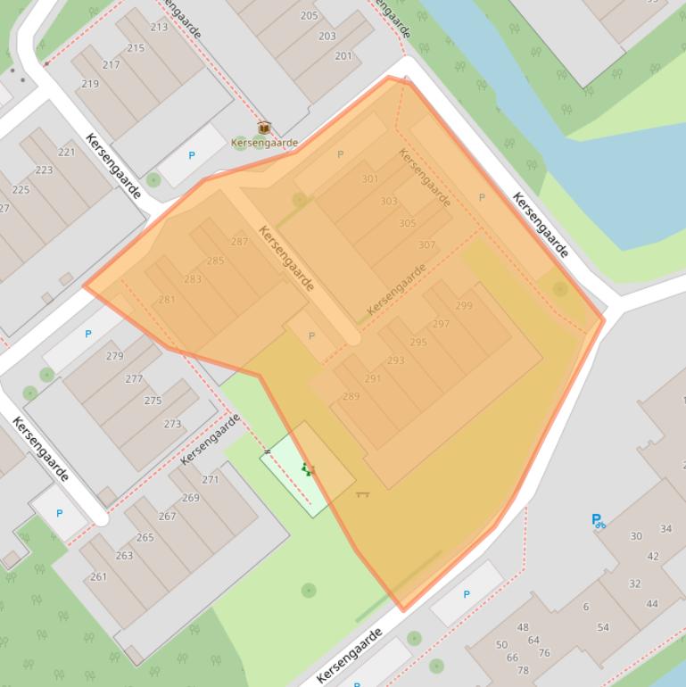 Kaart van postcodegebied 2272NG.