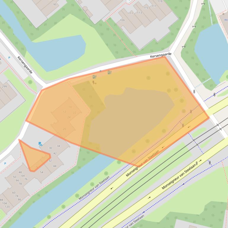 Kaart van postcodegebied 2272NH.