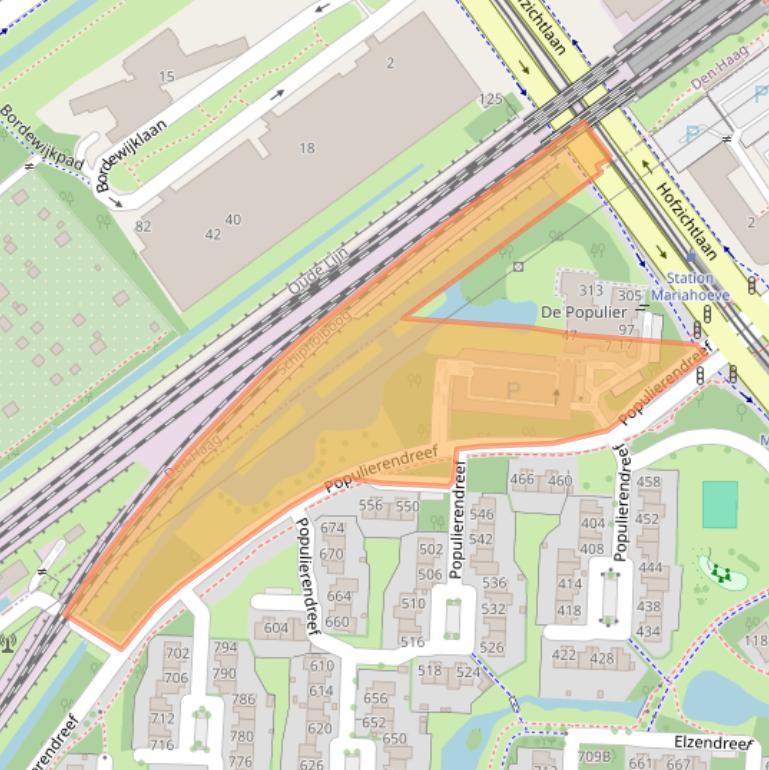 Kaart van postcodegebied 2272RA.