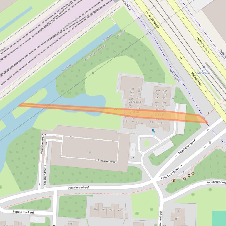 Kaart van postcodegebied 2272RB.