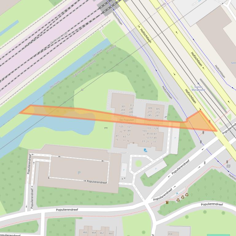 Kaart van postcodegebied 2272RD.