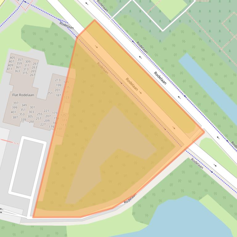 Kaart van postcodegebied 2272SB.