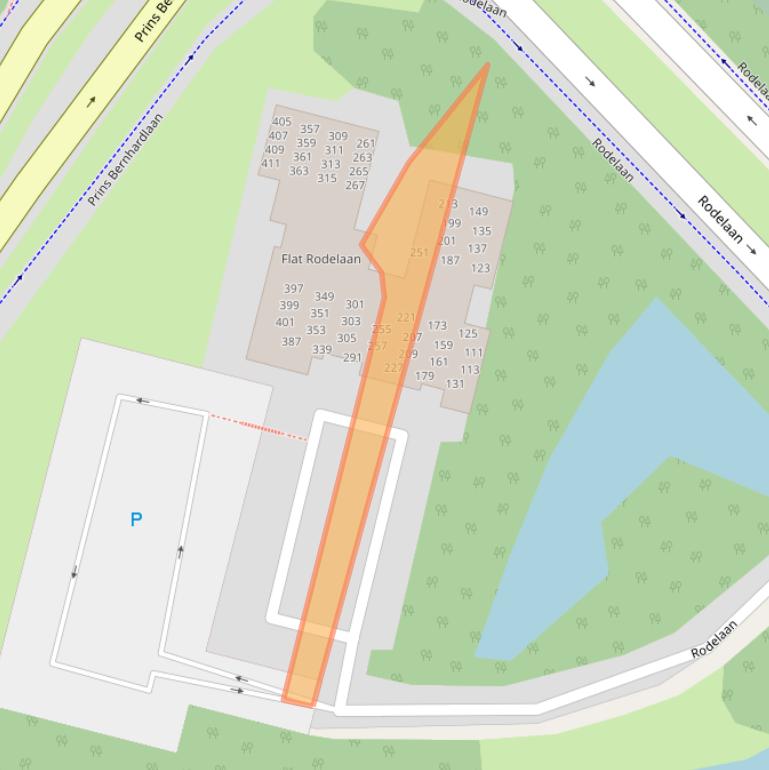 Kaart van postcodegebied 2272SE.