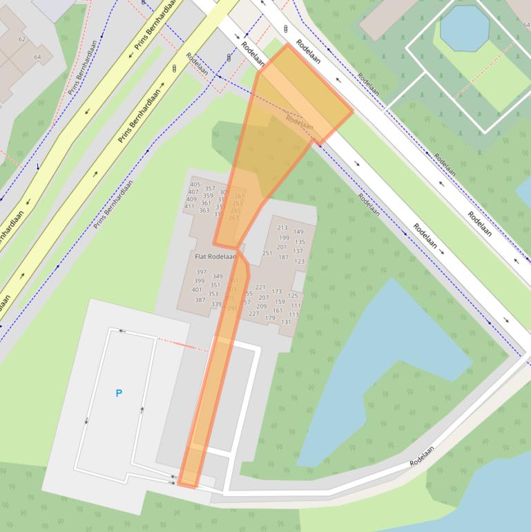 Kaart van postcodegebied 2272SG.