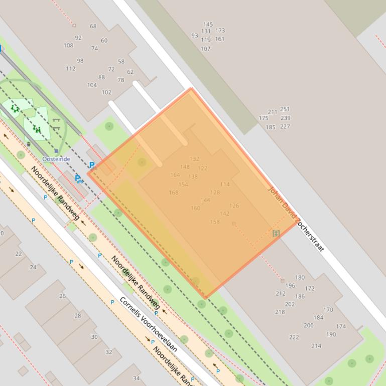 Kaart van postcodegebied 2272SM.