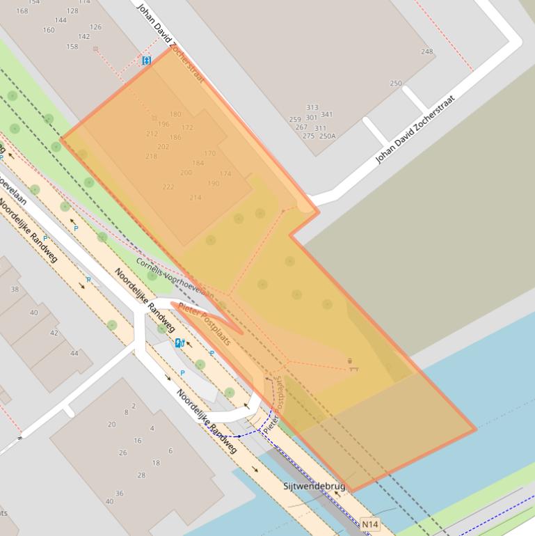 Kaart van postcodegebied 2272SN.