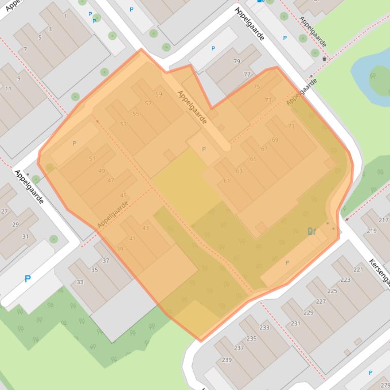 Kaart van postcodegebied 2272TB.