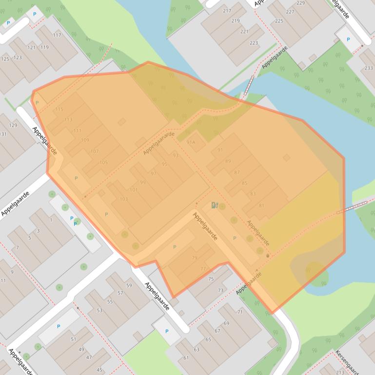 Kaart van postcodegebied 2272TC.