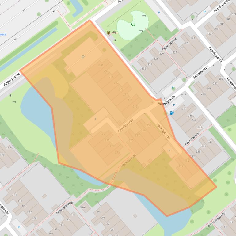 Kaart van postcodegebied 2272TE.
