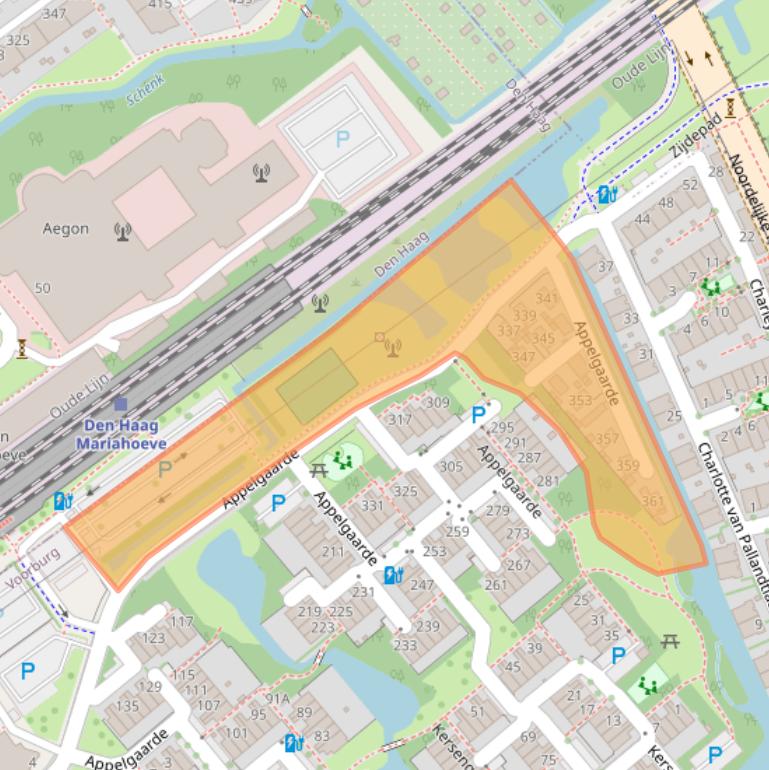 Kaart van postcodegebied 2272TL.