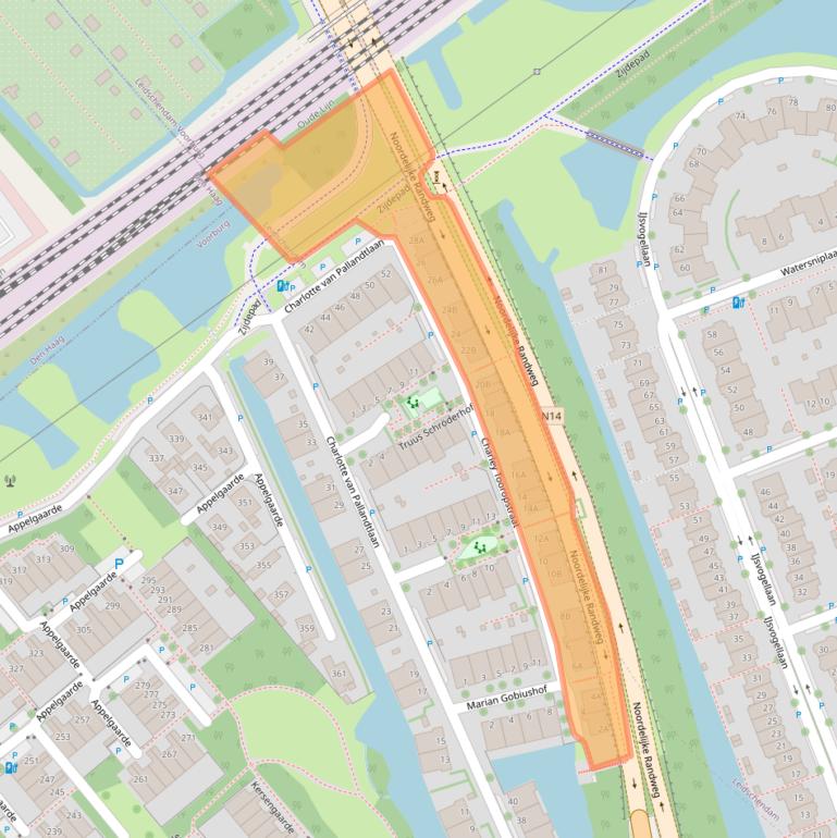 Kaart van postcodegebied 2272TW.