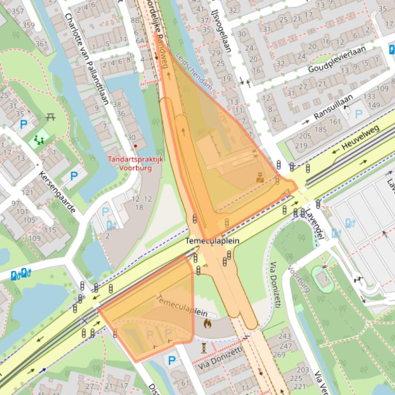 Kaart van postcodegebied 2272VM.