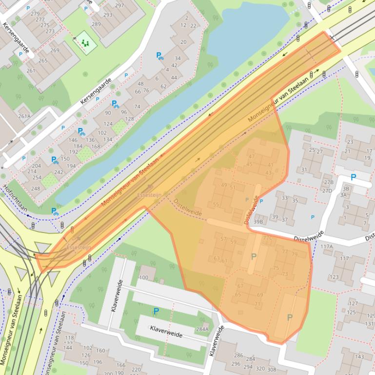 Kaart van postcodegebied 2272VR.