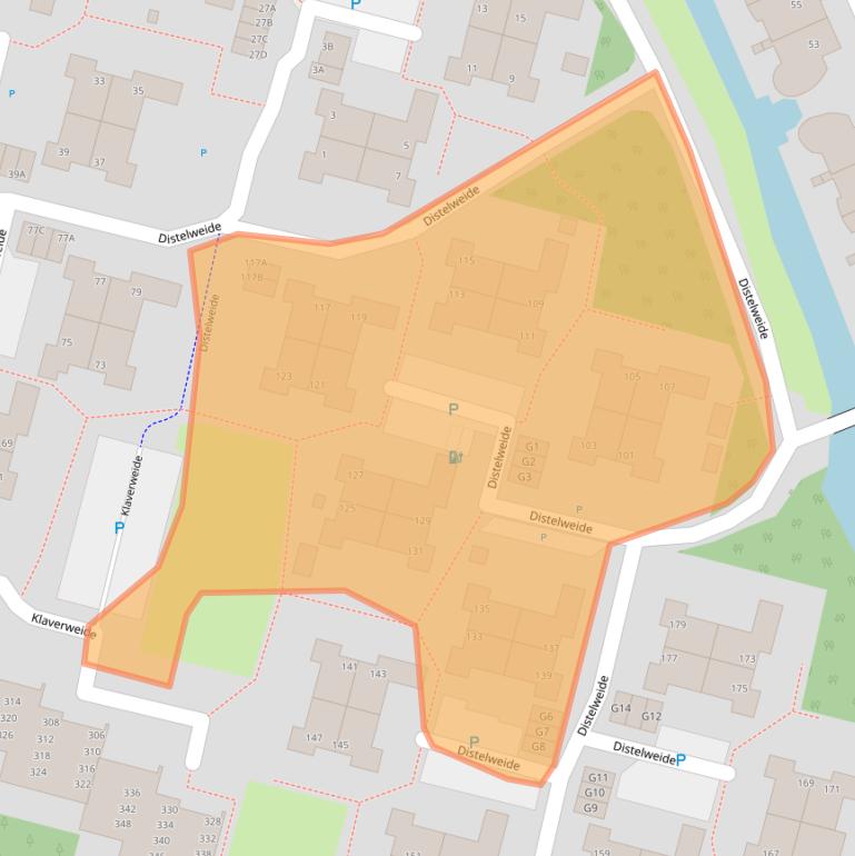 Kaart van postcodegebied 2272VS.