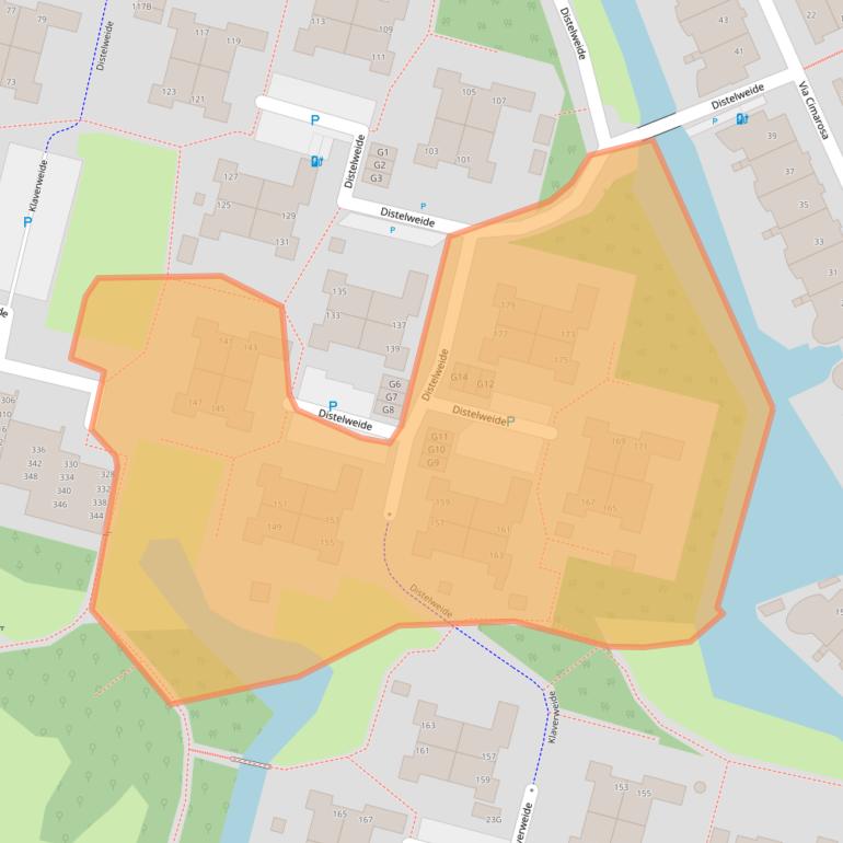 Kaart van postcodegebied 2272VT.