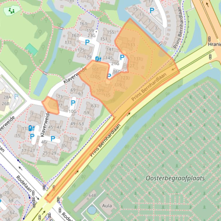 Kaart van postcodegebied 2272VX.