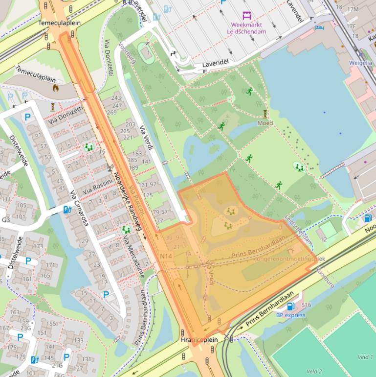 Kaart van postcodegebied 2272WB.