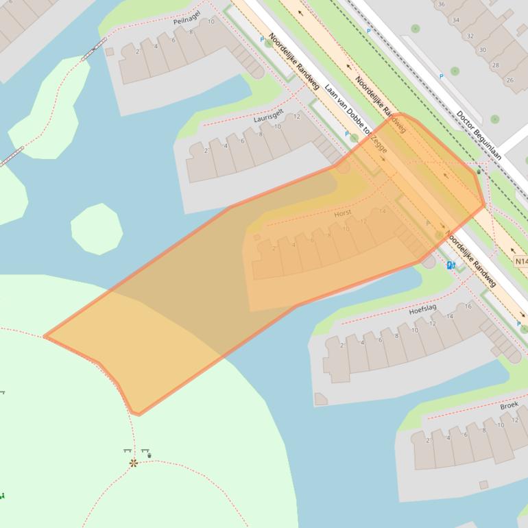 Kaart van postcodegebied 2272WN.