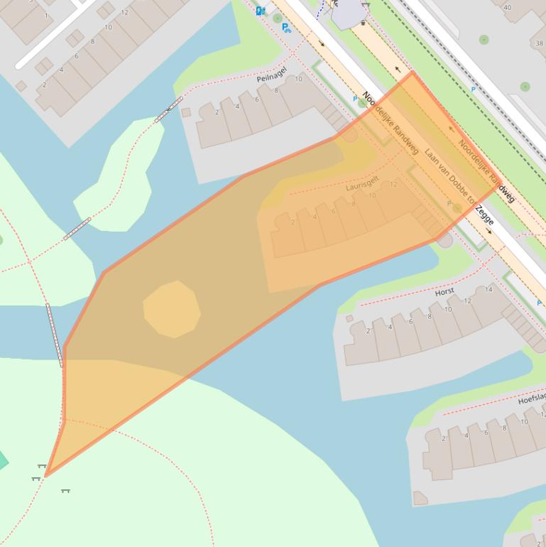 Kaart van postcodegebied 2272WP.