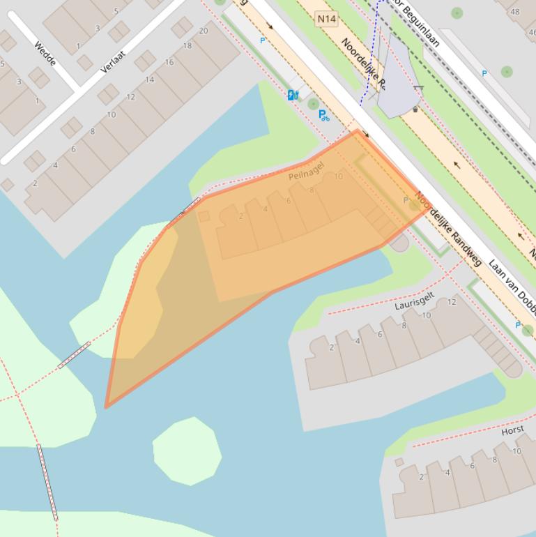 Kaart van postcodegebied 2272WR.