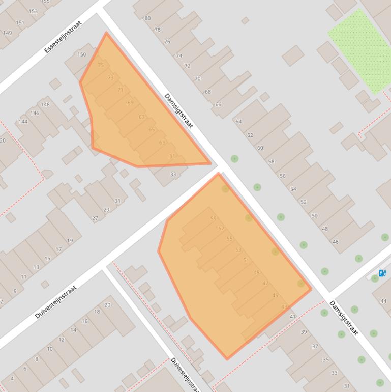 Kaart van postcodegebied 2272XP.