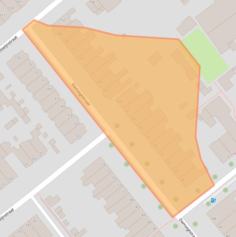 Kaart van postcodegebied 2272XS.