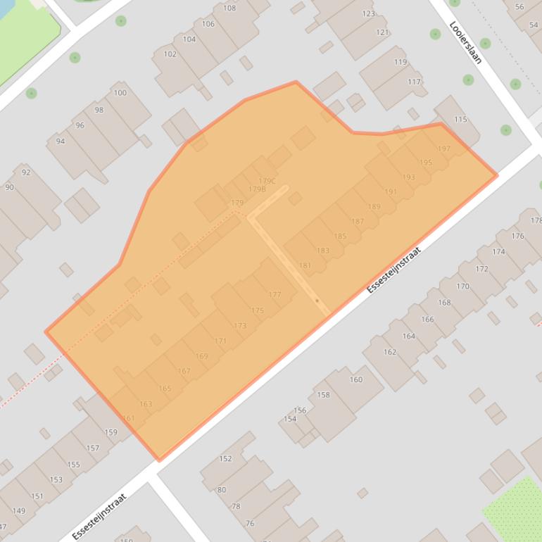 Kaart van postcodegebied 2272XV.