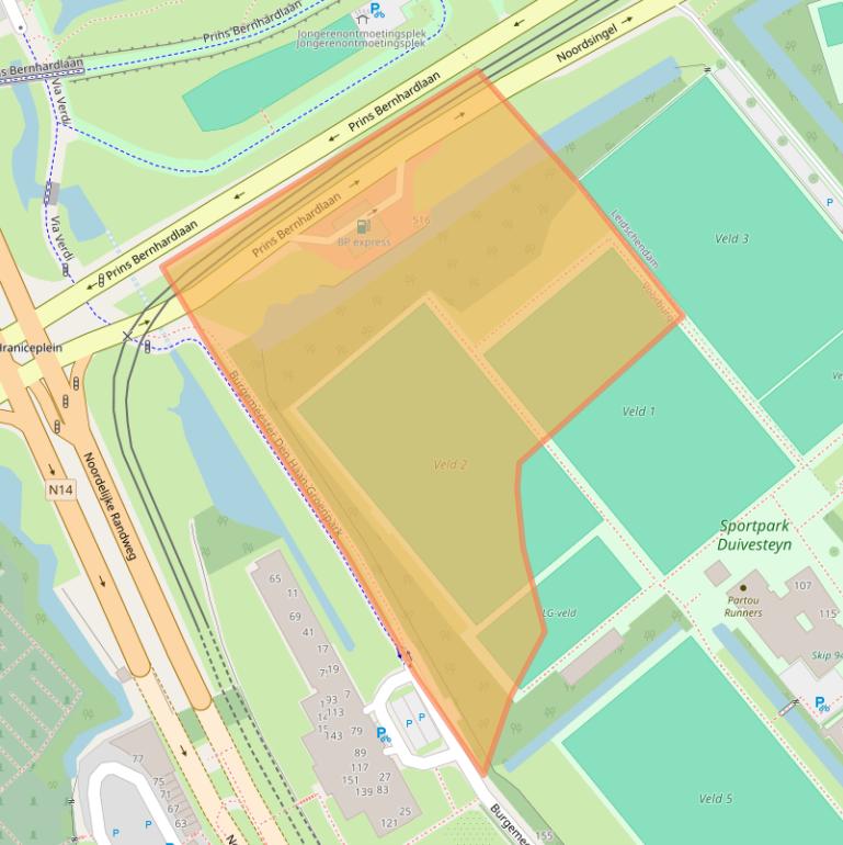 Kaart van postcodegebied 2272ZZ.