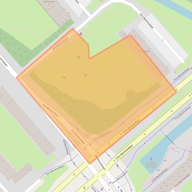 Kaart van postcodegebied 2273AX.