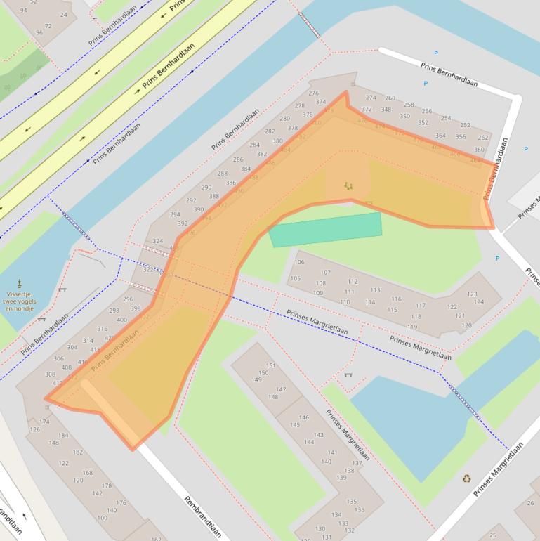 Kaart van postcodegebied 2273BG.