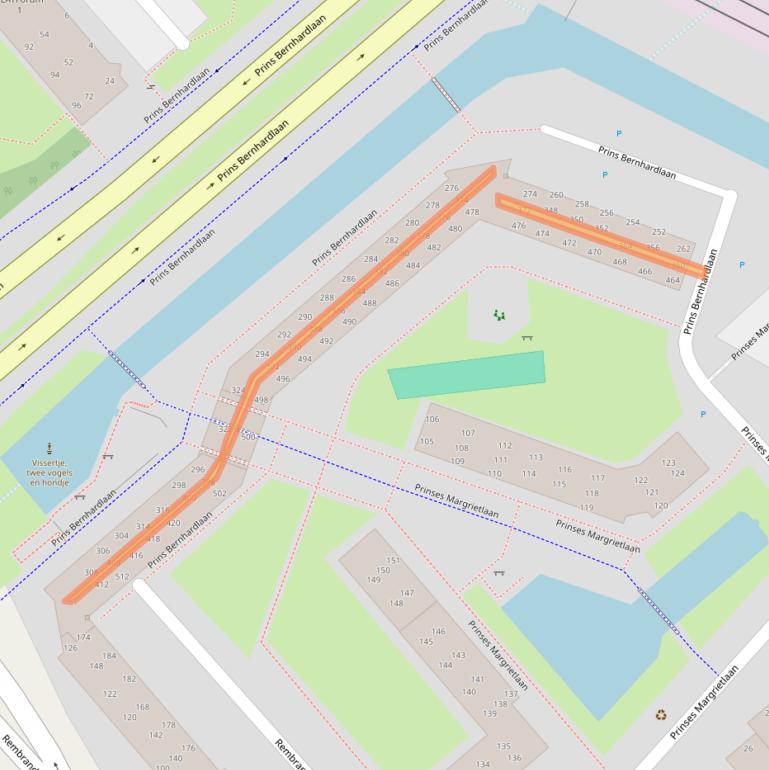 Kaart van postcodegebied 2273BJ.