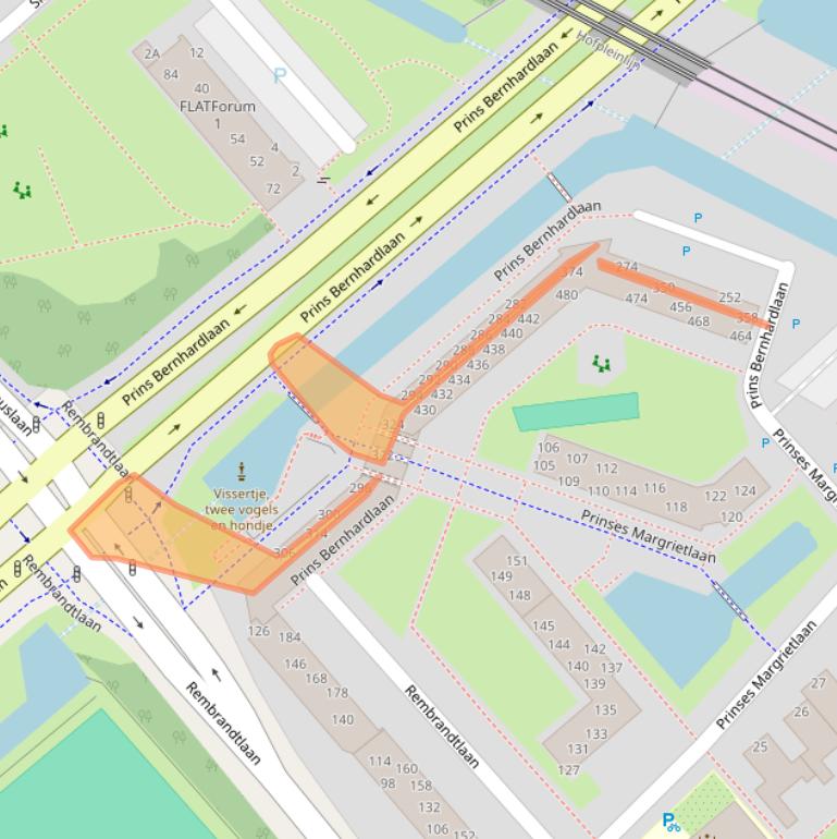 Kaart van postcodegebied 2273BK.