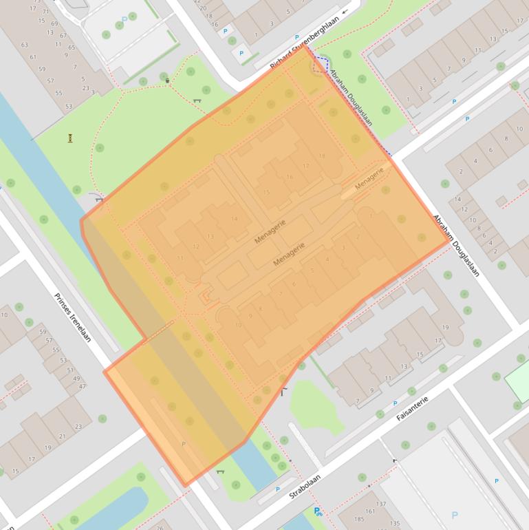 Kaart van postcodegebied 2273BS.