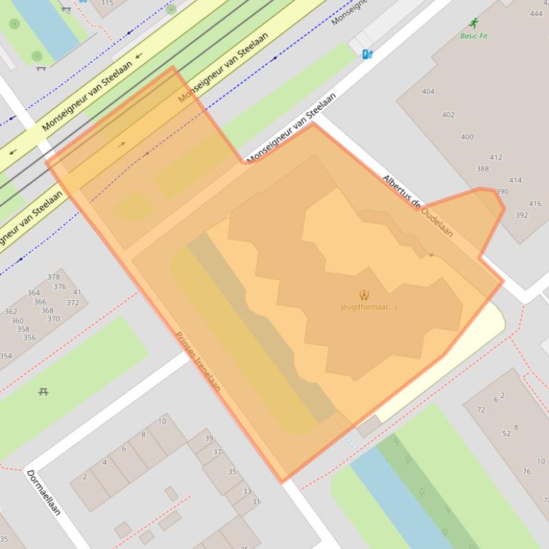 Kaart van postcodegebied 2273CW.