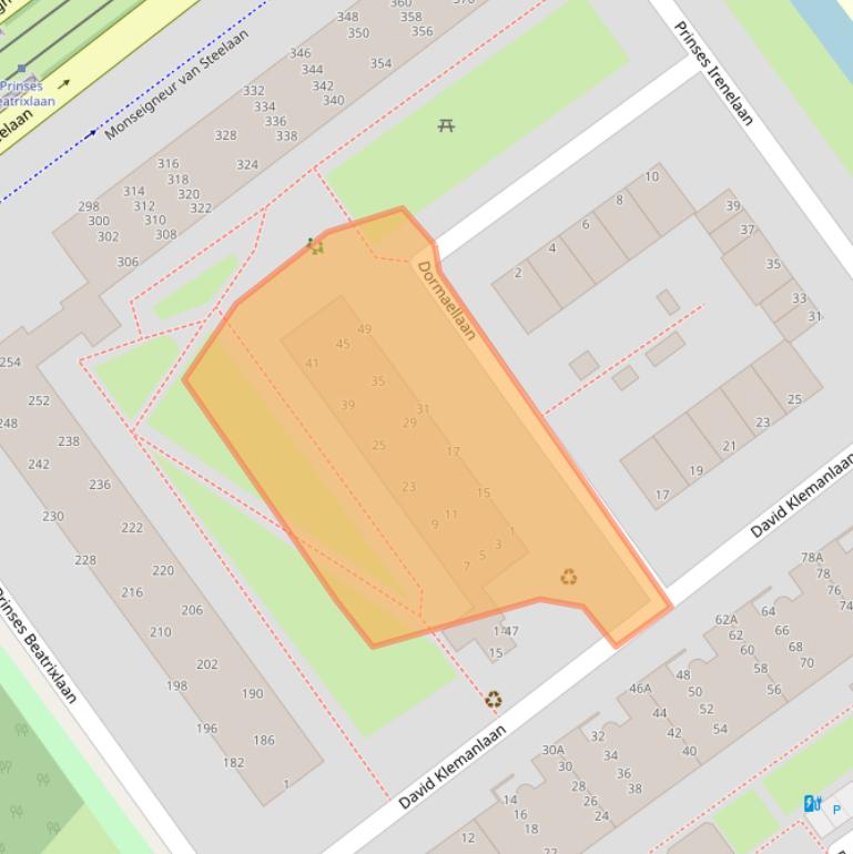 Kaart van postcodegebied 2273ED.