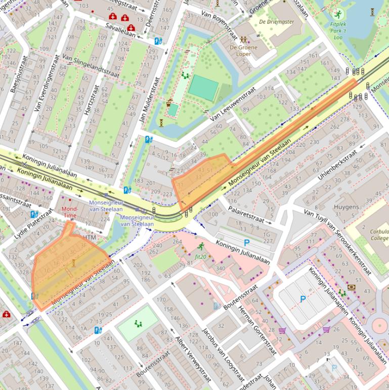 Kaart van postcodegebied 2273EG.