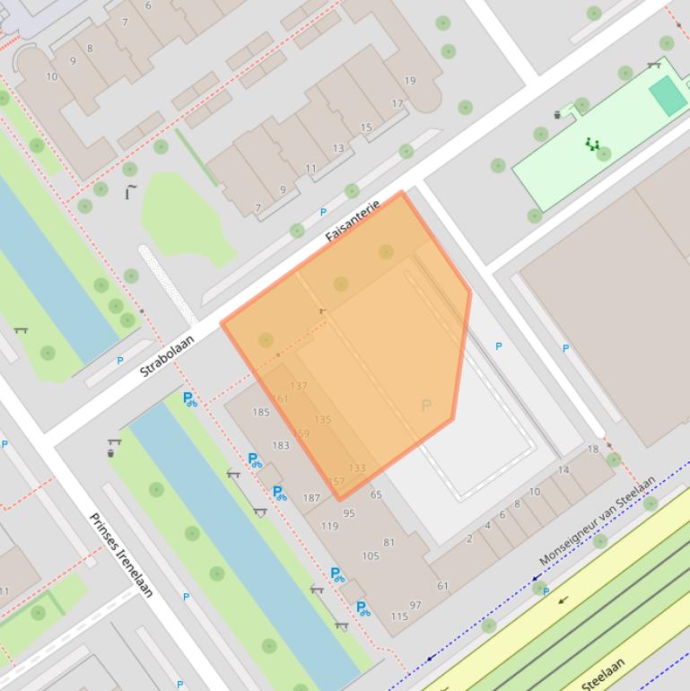 Kaart van postcodegebied 2273EK.