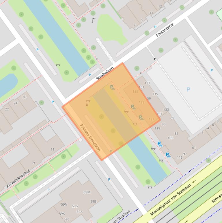Kaart van postcodegebied 2273EL.